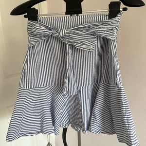 Club Monaco blue and white skirt size 4